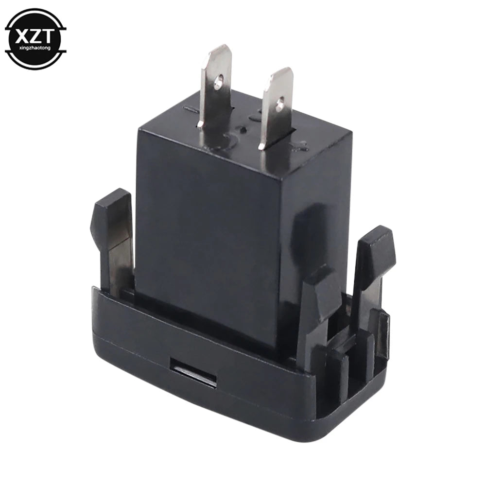 Car QC3.0 Type C PD with LED Voltmeter Outlet Waterproof Charger Adapter USB Charging Port for Car Marine