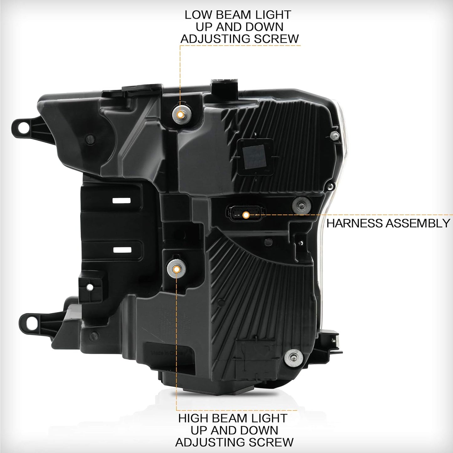 Projector LED Headlights Compatible with F150 2018-2020 (Not Fit Raptor), No Need Extra Bulbs, Black Housing