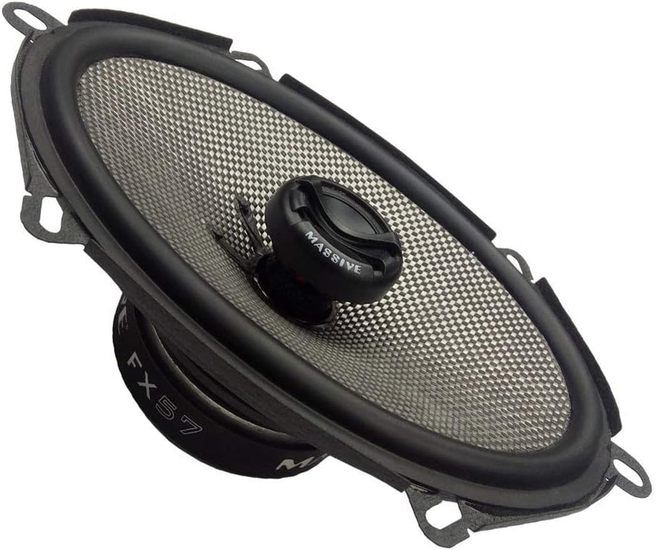 FX57 – 5X7 Inch, 280 Watts Max, 70 Watts RMS, FX Series Coaxial Speakers, 20Mm Aluminum Dome Ferro Fluid, 6Db Linkwitz–Riley Crossover 4 Ohm (Sold as Pair)