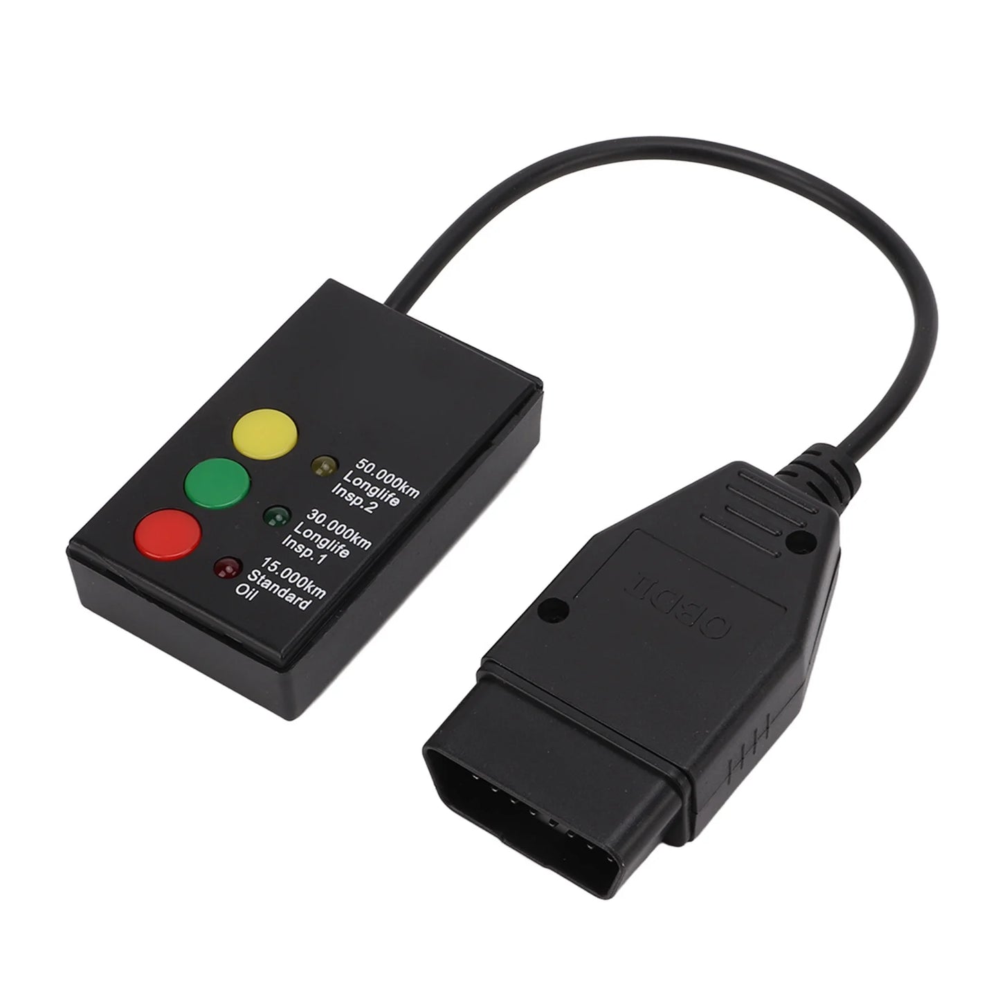Srs Reset Tool Si Reset Inspection Tool Obd2 Reader Obd2 Diagnostic Tool 16Pin OBD2 Car SRS Scanner 3 Button Oil Service Reset Tool Inspection Light Diagnostic Tool for Car