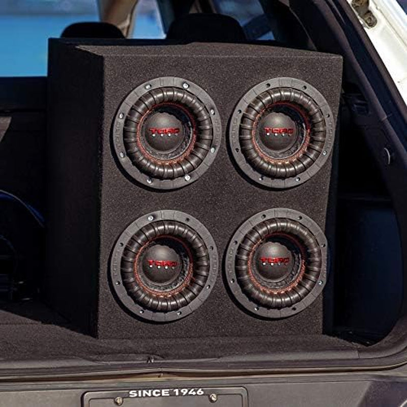 – Fierce 8, 8 Inch 400 Watts RMS – 800 Watts MAX – Dual 4 Ohm 2 Inch Voice Coil, 8" Car Audio Subwoofer for Cars, Trucks, Jeeps, Boats, off Road with Hard Hitting Bass (Sold as Each)