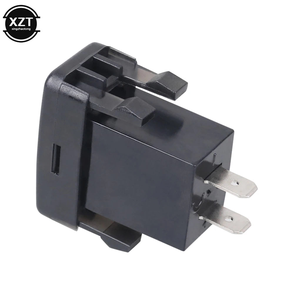 Car QC3.0 Type C PD with LED Voltmeter Outlet Waterproof Charger Adapter USB Charging Port for Car Marine