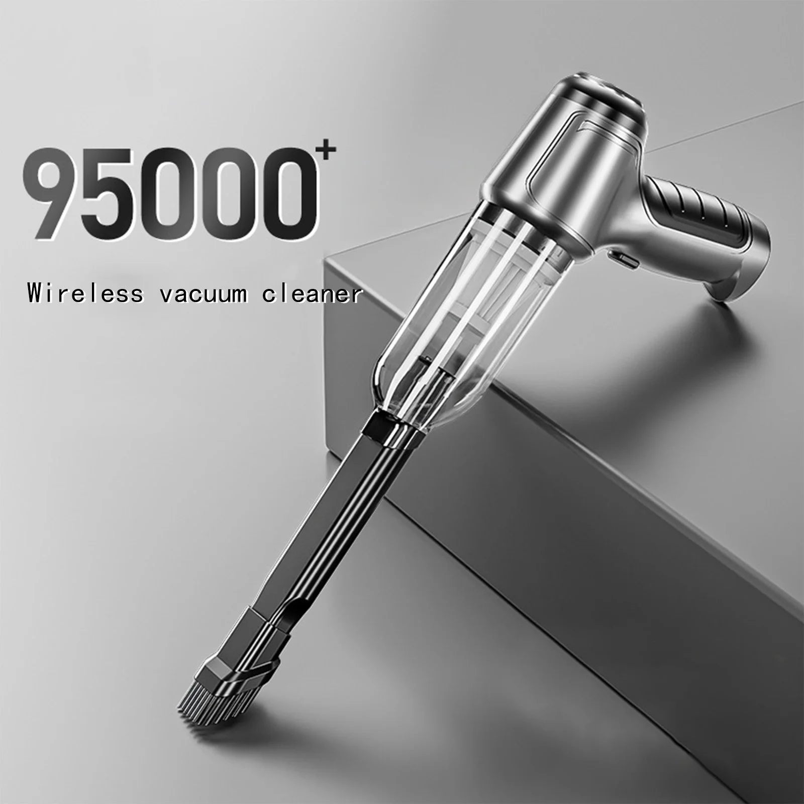 Airfy Car Vacuum, Portable Handheld Air Blower/Car Vaccum, Wireless Handheld Car Mini Vacuum Cleaner, Rechargeable High Power Cordless Vacuum Cleaner for Home