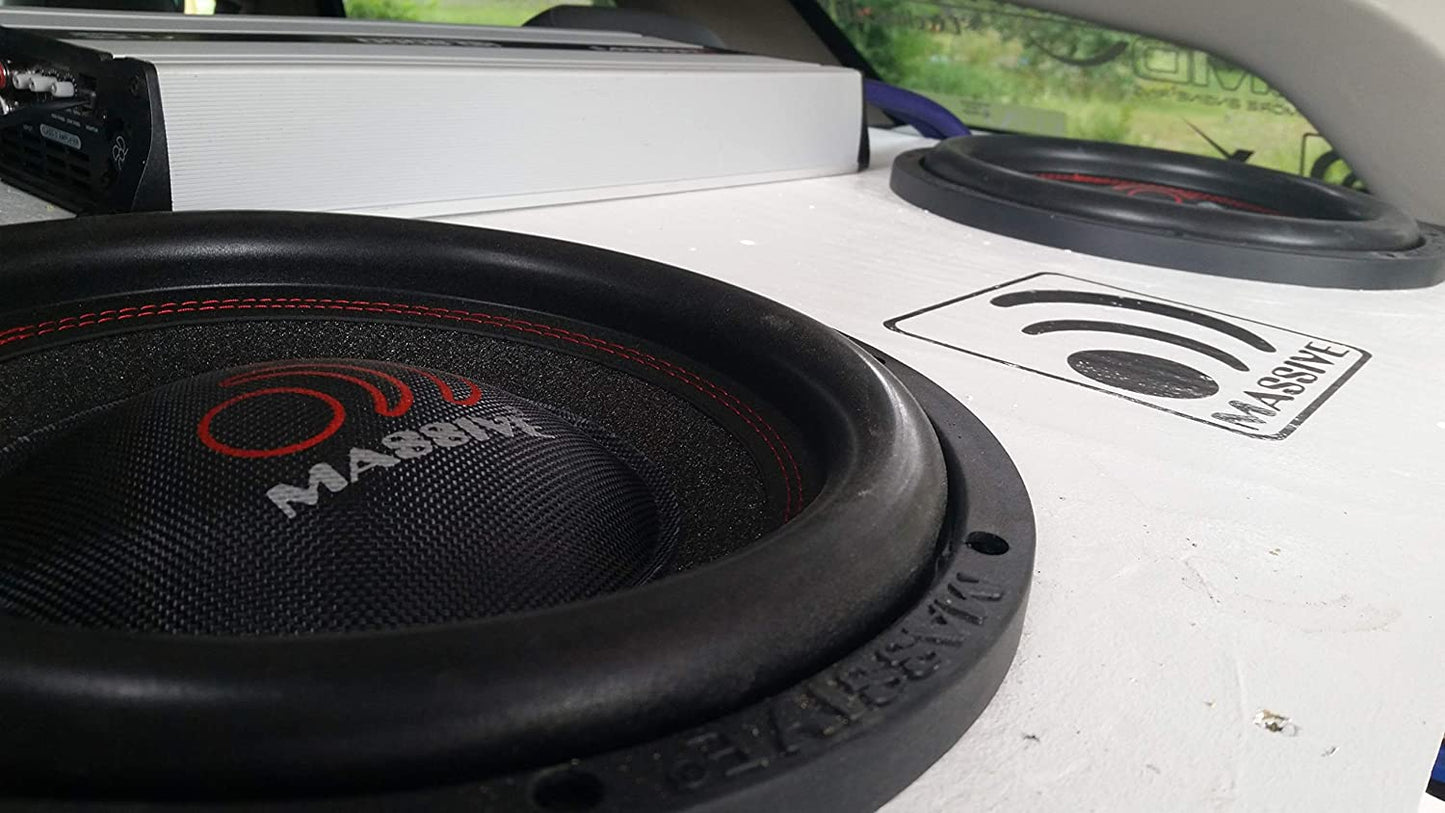 GTX64 – 6.5 Inch Car Audio Subwoofer, High Performance Subwoofer for Cars, Trucks, Jeeps - 6.5" Subwoofer 250 Watt RMS, 500W MAX Dual 4 Ohm, 1.5 Inch Voice Coil. Sold Individually