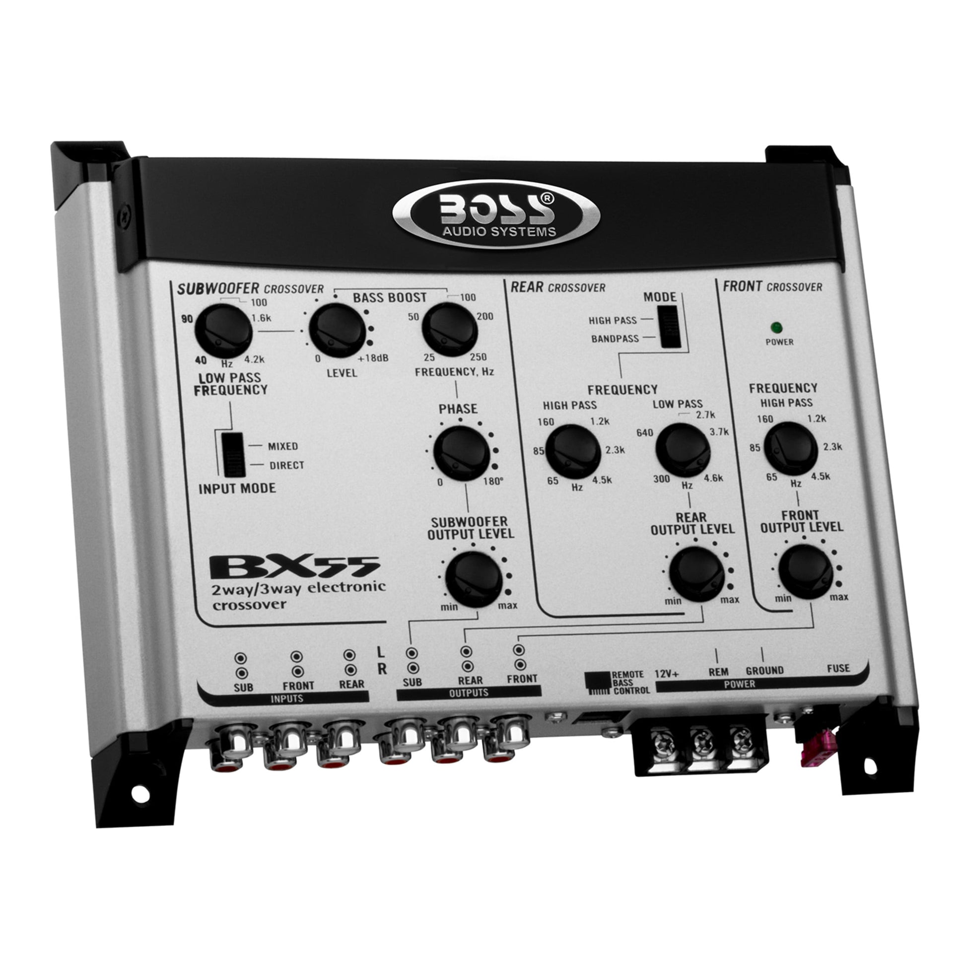 Boss 2/3 Way Electronic Crossover Remote Woofer Level Control