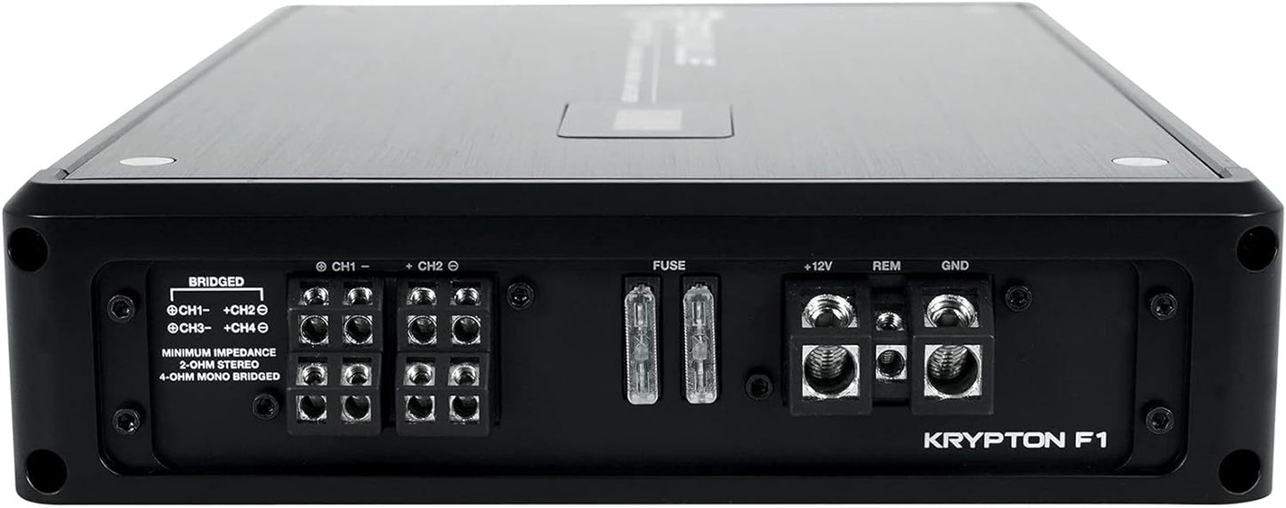 KRYPTON F1 1600W Peak / 400W RMS 4 Channel Amplifier Car Audio Amp