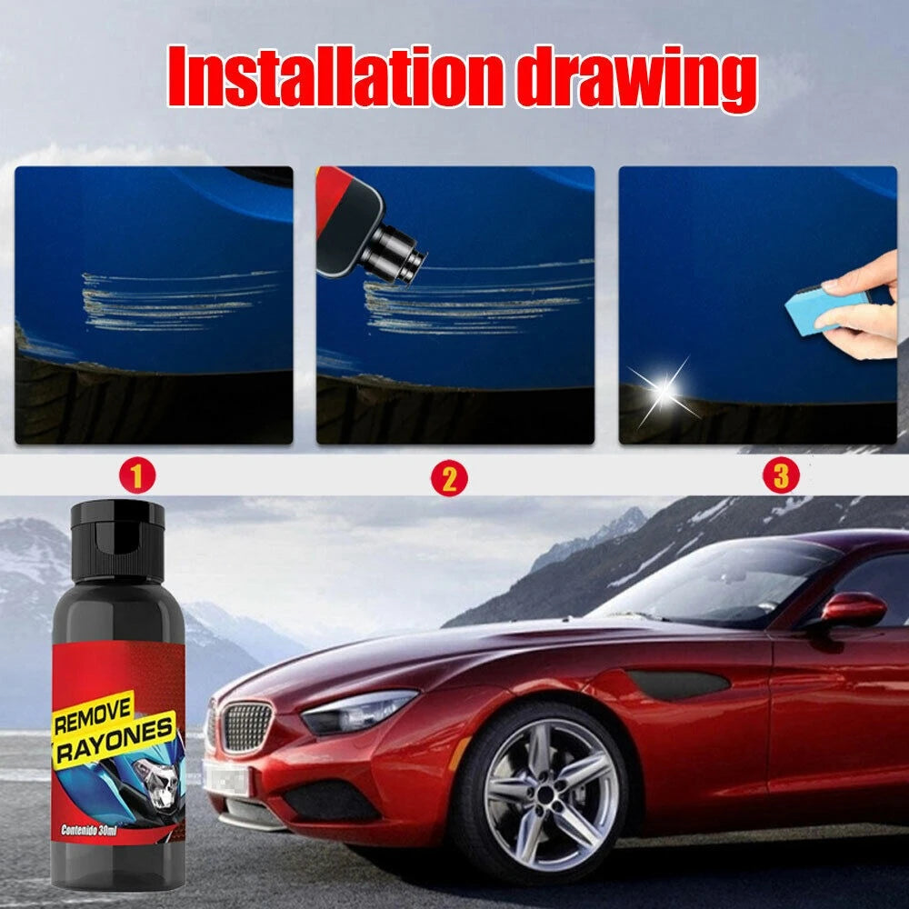 30Ml Car Scratch Removal Kit Car Scratch Remover Compound Repair Polishing Care Wax Car Paint Care Anti-Scratch Coating