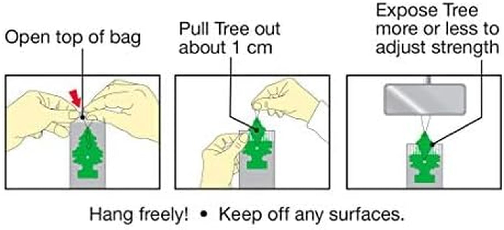 Air Fresheners Car Air Freshener. Hanging Tree Provides Long Lasting Scent for Auto or Home. Celebrate!, 24 Air Fresheners