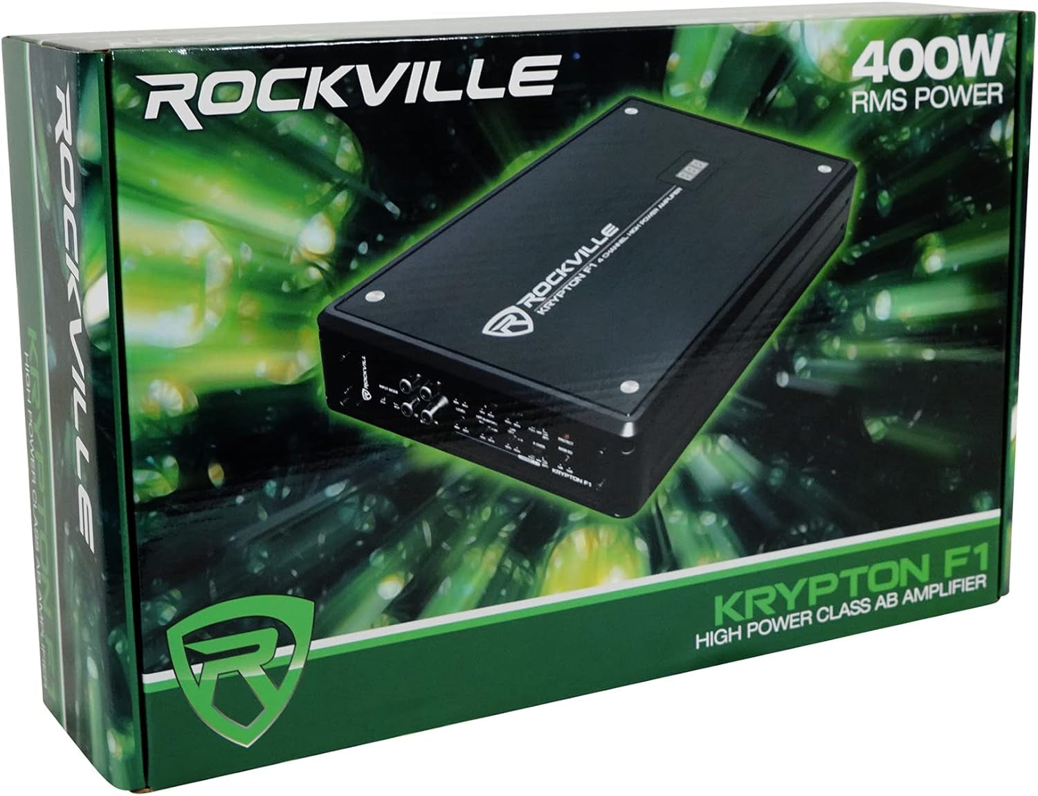 KRYPTON F1 1600W Peak / 400W RMS 4 Channel Amplifier Car Audio Amp