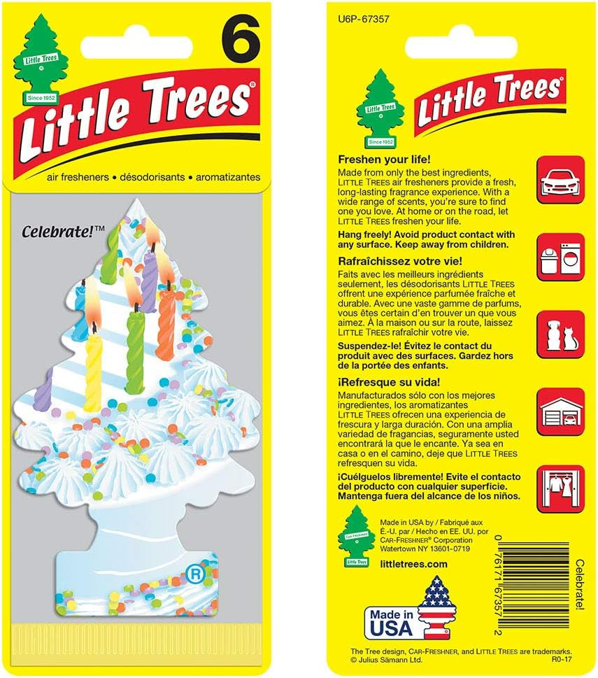 Air Fresheners Car Air Freshener. Hanging Tree Provides Long Lasting Scent for Auto or Home. Celebrate!, 24 Air Fresheners