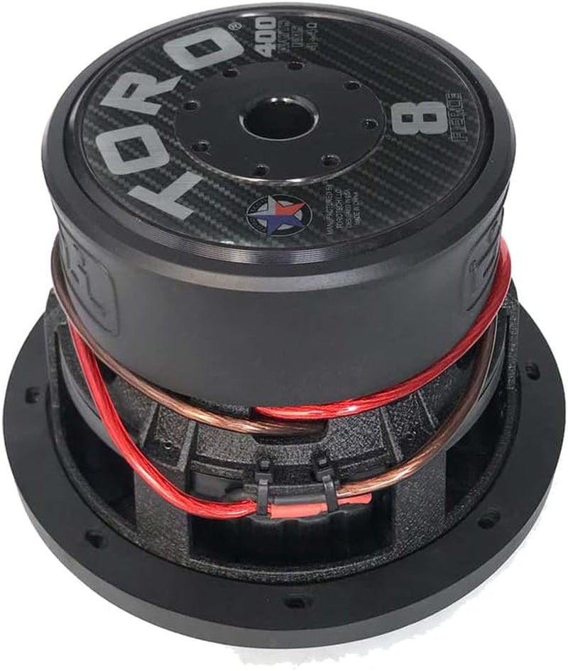 – Fierce 8, 8 Inch 400 Watts RMS – 800 Watts MAX – Dual 4 Ohm 2 Inch Voice Coil, 8" Car Audio Subwoofer for Cars, Trucks, Jeeps, Boats, off Road with Hard Hitting Bass (Sold as Each)