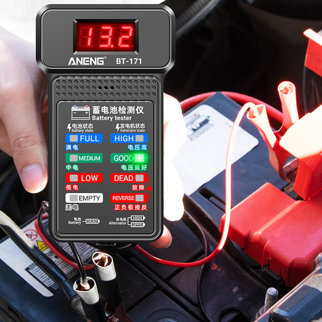 12V Car Battery Tester, 100-2000CCA Battery Tester Automobile Battery and Alternator Tester for Vehicles